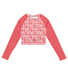 Load image into Gallery viewer, 5678 V Day Long-Sleeve Crop Top