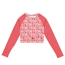 Load image into Gallery viewer, 5678 Pink Long-Sleeve Crop Top