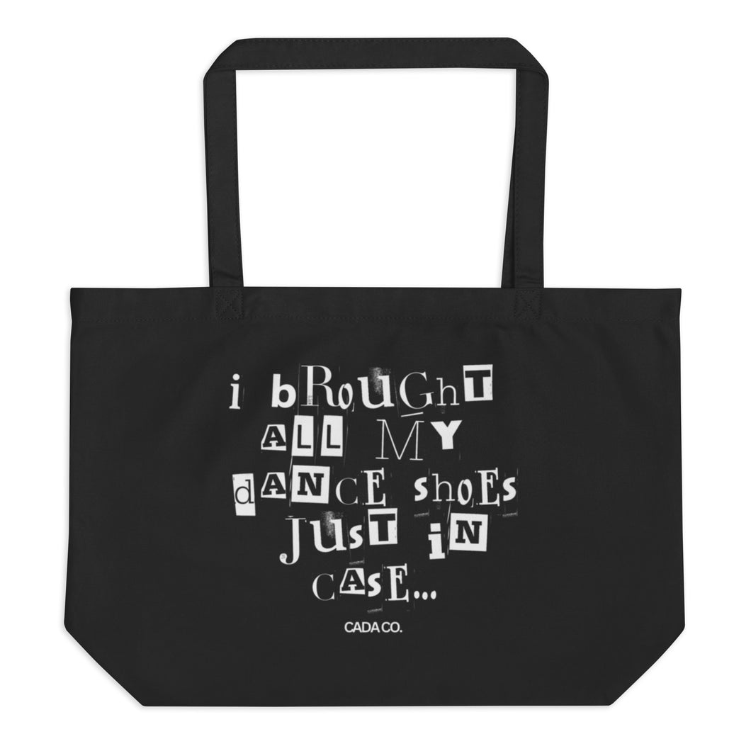 Large Dance Shoe Tote Bag