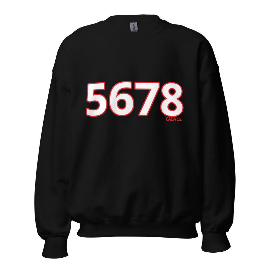 Red 5678 Unisex Sweatshirt