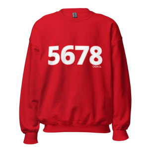 Pink 5678 Unisex Sweatshirt