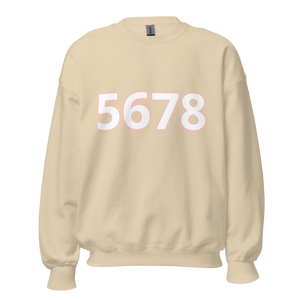 Pink 5678 Unisex Sweatshirt