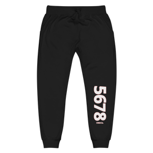 Pink 5678 Unisex Fleece Sweatpants