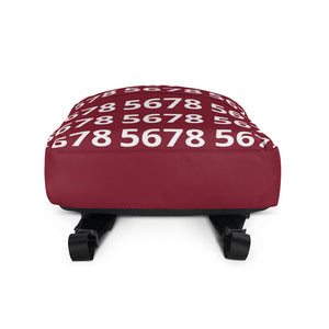 5678 Burgundy Backpack