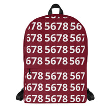 Load image into Gallery viewer, 5678 Burgundy Backpack