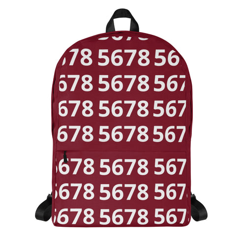 5678 Burgundy Backpack