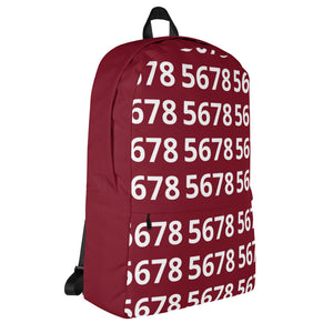 5678 Burgundy Backpack