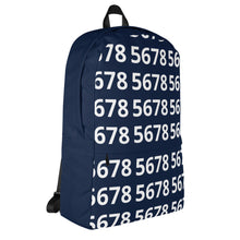 Load image into Gallery viewer, 5678 Navy Backpack