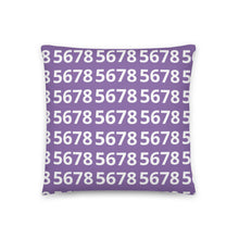 Load image into Gallery viewer, 5678 Purple Pillow