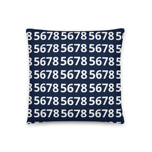 5678 Navy Basic Pillow