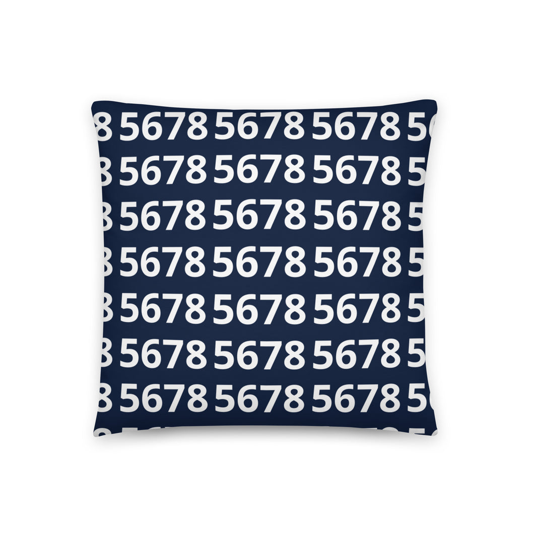 5678 Navy Basic Pillow