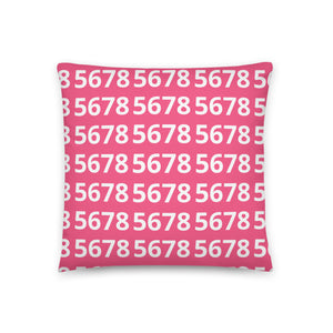 5678 Pink Basic Pillow