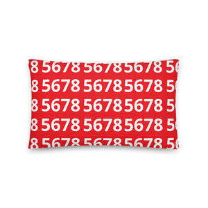 5678 Red Pillow