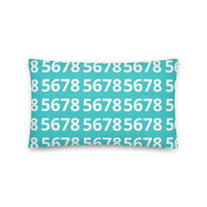 5678 Turquoise Basic Pillow