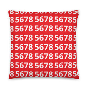 5678 Red Pillow