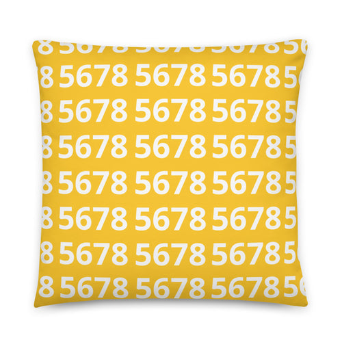 5678 Yellow Pillow