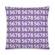 Load image into Gallery viewer, 5678 Purple Pillow