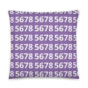 5678 Purple Pillow