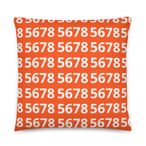 5678 Orange Pillow