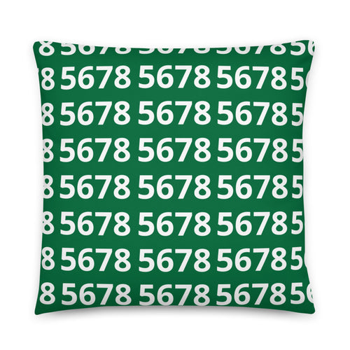 5678 Green Pillow