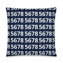 Load image into Gallery viewer, 5678 Navy Basic Pillow