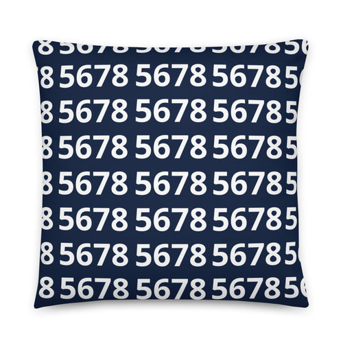 5678 Navy Basic Pillow
