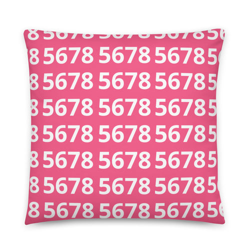 5678 Pink Basic Pillow