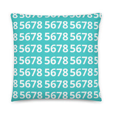 Load image into Gallery viewer, 5678 Turquoise Basic Pillow