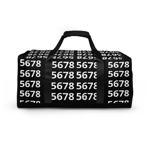 5678 Black Duffel bag