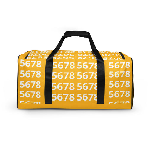 5678 Yellow Duffel bag