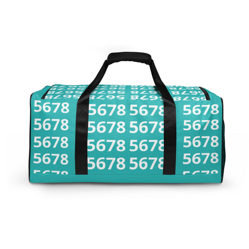 5678 Turquoise Duffel bag