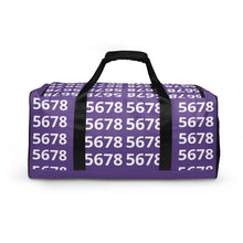 Load image into Gallery viewer, 5678 Purple Duffel bag