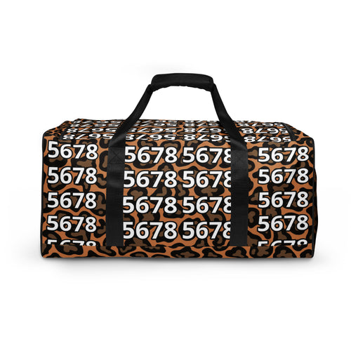 5678 Leopard Duffel bag