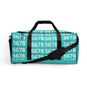 5678 Turquoise Duffel bag