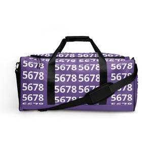 5678 Purple Duffel bag