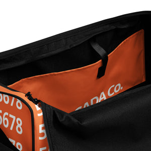 5678 Orange Duffel bag