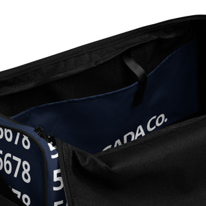 5678 Navy Duffel bag