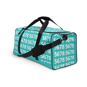 5678 Turquoise Duffel bag