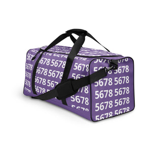 5678 Purple Duffel bag