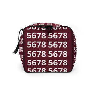 5678 Burgundy Duffel bag