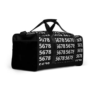 5678 Black Duffel bag