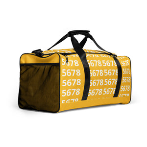 5678 Yellow Duffel bag