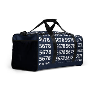 5678 Navy Duffel bag