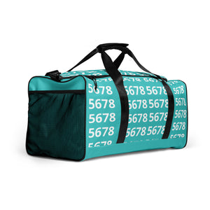 5678 Turquoise Duffel bag