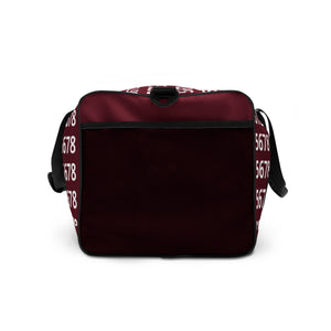 5678 Burgundy Duffel bag