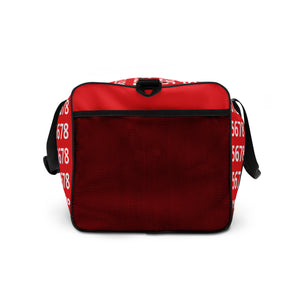 5678 Red Duffel bag