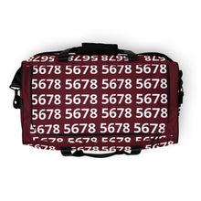 Load image into Gallery viewer, 5678 Burgundy Duffel bag