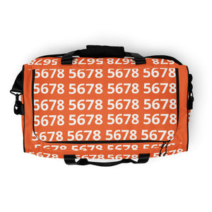 5678 Orange Duffel bag