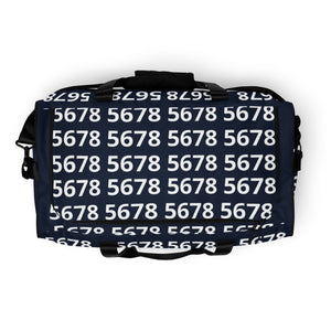 5678 Navy Duffel bag