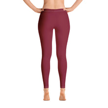 Load image into Gallery viewer, Burgundy Dancer Leggings